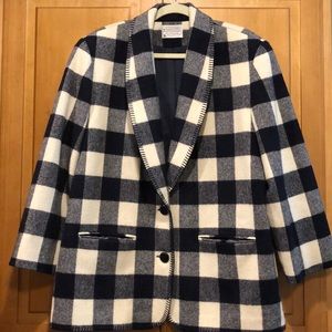 Pendleton wool Buffalo plaid jacket